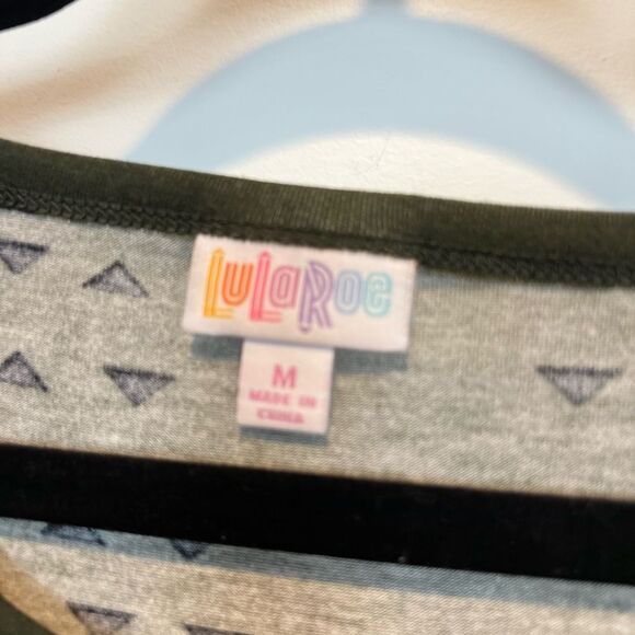 LULAROE Dress Julia Sz Medium Green yellow Black NWT - Picture 3 of 7